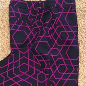 Jcrew Capri length seamed pants